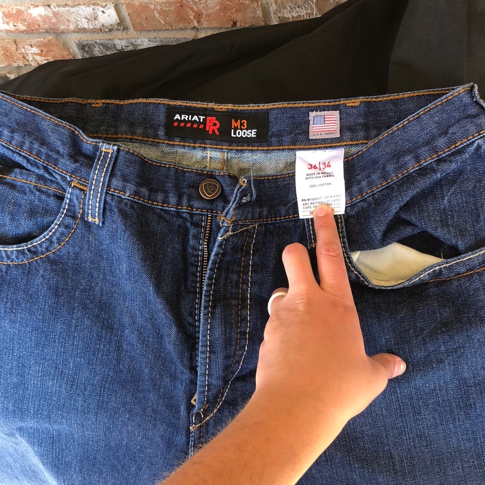Ariat FR Jeans 36X34